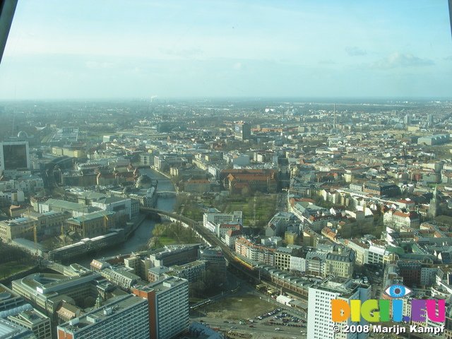 25394 River Spree from Fernsehturm Berlin (TV Tower)